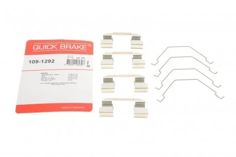 Монтажный компл.,тормоз.колодки QUICK BRAKE 109-1292