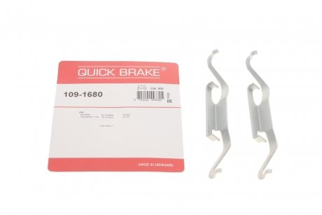 Комплектующие, колодки дискового тормоза QUICK BRAKE 109-1680