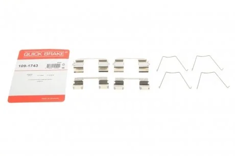 Монтажный компл.,тормоз.колодки QUICK BRAKE 109-1743