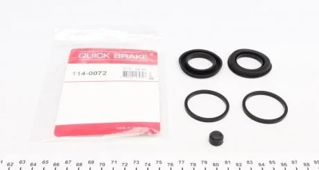 Ремкомплект гальмівного супорта, ALFA ROMEO, MB, OPEL, PORSCHE, VAUXHALL QUICK BRAKE 114-0072