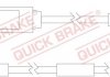 Датчик зносу гальмівних колодок Кількість комплектуючих - 2 шт QUICK BRAKE WS 0121 A (фото 1)