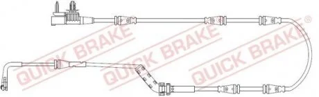 Датчик износа, тормоз. QUICK BRAKE WS0442A (фото 1)