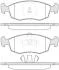 Колодки тормозные дисковые REMSA 0172.35 (фото 1)