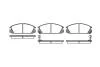 REMSA HONDA Колодки тормозные передние Accord 2.0EX 09/85-09/89 0228.02