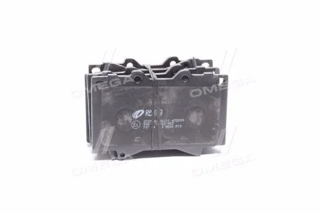 Гальмівні колодки дискові перед.Toyota Land Cruiser Prado II (J120) 02-/Hilux 07- REMSA 0707 04