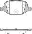 Тормозные колодки дисковые зад Fiat Panda 03-12,Lancia Musa 04-07,Ypsilon 03-11 0727.00