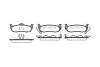 Тормозные колодки дисковые зад. Jeep Commander, Grand Cherokee III 3.0Crd-5.7 06.05-12.10 1106 02