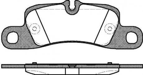 Колодки тормозные дисковые REMSA 1379.00