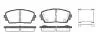Колодки пер KIA PICANTO NEW(11-) 1481.02