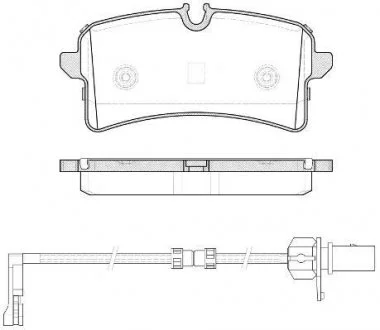 Колодки тормозные дисковые REMSA 1505.12