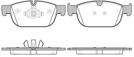 Колодки гальмівні REMSA 1696.00