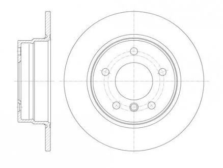 Диск гальмівний REMSA 61013.00