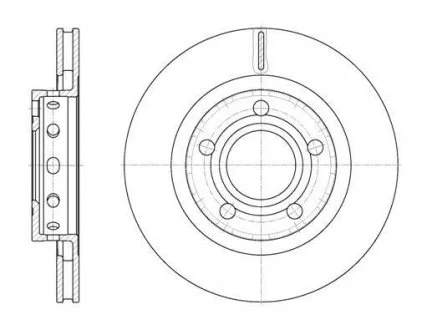 Диск гальмівний REMSA 6822.10 (фото 1)