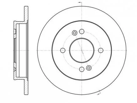 Диск гальмівний REMSA 6991.00