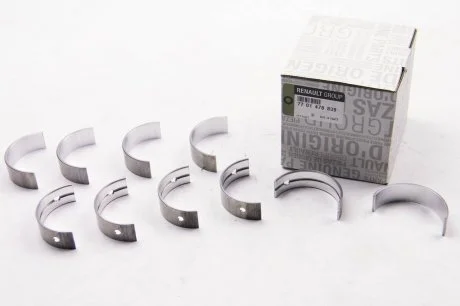 Вкладыши коренные STD(10шт) 1.9-2.0dci.2.0 16VTraficII.Kangoo.LagunaII.MeganeII RENAULT 7701478839