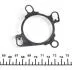 Прокладка клапана EGR 2.0-2.3DCI 4 болта RENAULT 82 00 577 398 (фото 3)