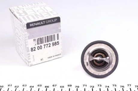 Термостат DUSTER, LOGAN, SANDERO, CLIO, ESPACE, KANGOO, LAGUNA, MEGANE,TRAFIC 1.4/1.6/2.0 08- RENAULT 82 00 772 985