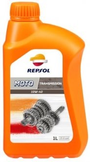 RP MOTO TRANSMISIONES 10W-40 CP-1 (12х1Л) Мото трансмісійне мастило, JASO T903:2006 MA2 Repsol RP173X51