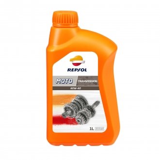 RP MOTO TRANSMISIONES 80W-90 CP-1 (12х1Л) Мото трансмісійне мастило, JASO T903:2006 MA2 Repsol RP173Y51