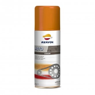 RP MOTO CHAIN 12х400 ml Мастило у формі аерозолю для ланцюгів мототехніки Repsol RP715W98 (фото 1)