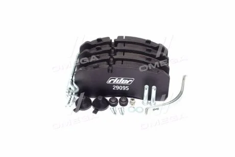 Колодка гальм. диск. LONG LIFE (компл. на вісь) BPW, IVECO, MAN 2000,TGM, MB ATEGO, SAF RIDER RD 29095STD