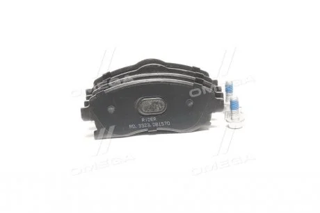 Колодка тормозов. диск. OPEL COMBO 01- передний. RIDER RD.3323.DB1570