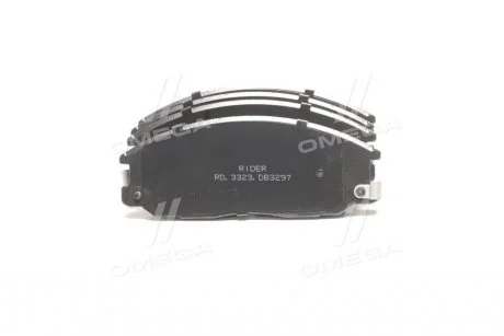 Колодка тормозов. диск. SSANGYONG ACTYON, KYRON, REXTON передняя. RIDER RD.3323.DB3297