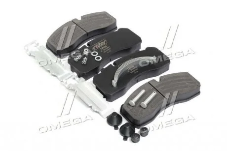 Фото колодка гальм. диск. EKO-BRAKE (компл. на вісь) BPW, IVECO, MAN 2000,TGM, MB ATEGO, SAF RIDER ST 29095PRO Колодка гальм. диск. EKO-BRAKE (компл. на вісь) BPW, IVECO, MAN 2000,TGM, MB ATEGO, SAF RIDER ST 29095PRO
