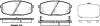Колодки тормозн. перед. HYUNDAI i30; KIA CARENS, CEE\'D 1.4-2.0CVVT 07.02- 21038.12