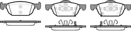 Колодки тормозн. передн.HONDA ACCORD VIII, CIVIC IX 1.4-2.4i 07.08- ROADHOUSE 21384.02