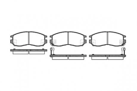 Фото 1 - колодки тормозные дисковые, к-кт. ROADHOUSE 246002 Колодки тормозные дисковые, к-кт. ROADHOUSE 246002 (фото 1)