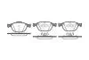 Колодки тормозные перед. Ford Connect 2002-13 2984.00