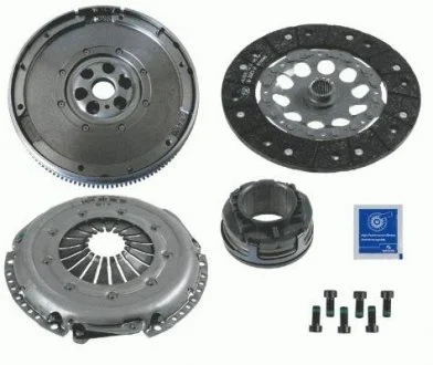 Комплект сцепления A4/A6/SuperB/Passat 1.9 TDI 98-08 (+махов SACHS 2 290 601 032
