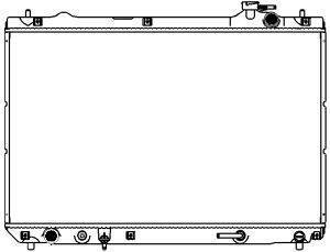 Радіатор системи охолодження SAKURA 3271-1006