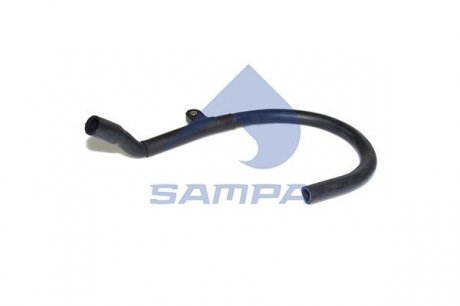 Патрубок радиатора (резиновый, армированный, с фитингом)) SAMPA 050.431 (фото 1)