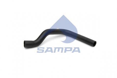 Патрубок радиатора (резиновый, без фитингов, армированный)) SAMPA 051.075