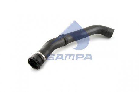 Патрубок радиатора (резиновый, армированный, с фитингом)) SAMPA 051.285 (фото 1)