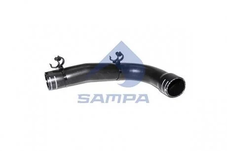 Патрубок радіатора (гумовий, армований, з фітингом))) SAMPA 078.058
