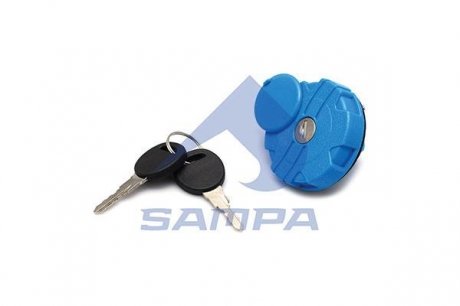 Кришка бака з замком і двома ключами (полімерний матеріал) SAMPA 096.067 (фото 1)