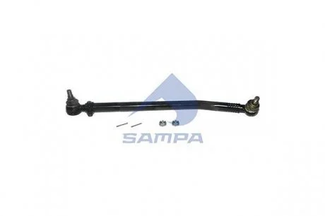 Тяга рульова подовжня з двома гайками і двома шплінтами SAMPA 097.012