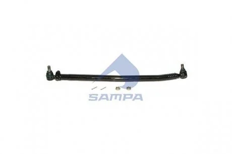 Тяга рульова подовжня з двома гайками і двома шплінтами SAMPA 097.178
