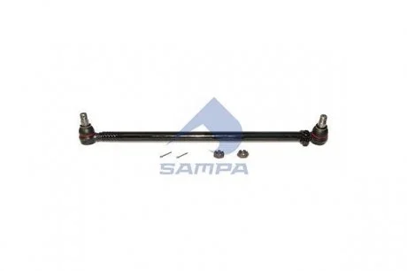 Тяга рулевая продольная с двумя гайками и двумя шплинтами SAMPA 097.513
