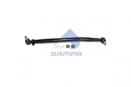 Тяга рульова подовжня з двома гайками і двома шплінтами SAMPA 097.581