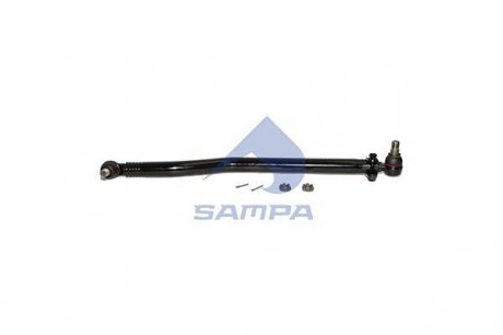Тяга рулевая продольная с двумя гайками и двумя шплинтами SAMPA 097.756