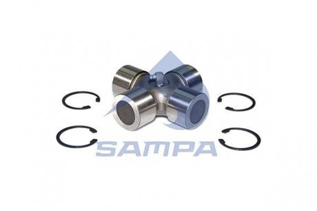 Комплект крестовины карданного вала (крестовина, кольца зап. SAMPA 201.026 (фото 1)