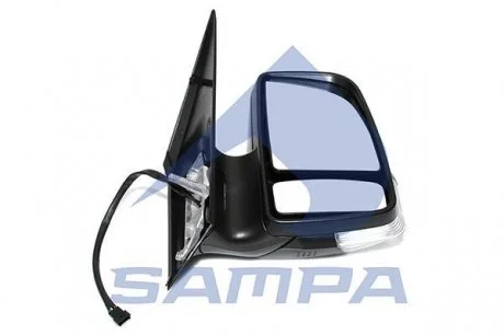 Зеркало заднего вида автомобильное наружное в сборе. SAMPA 201.212