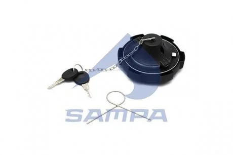 Крышка заливной горловины топливного бака с замком и 2 ключа SAMPA 203.243 (фото 1)
