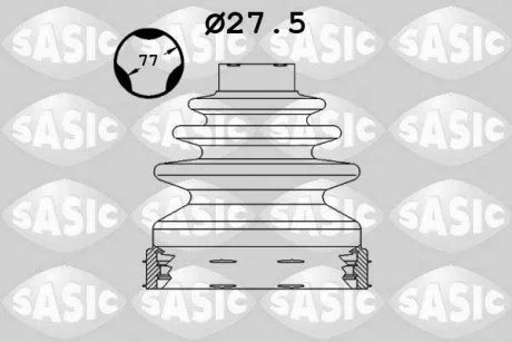 Пыльник шруса внутренний 06- Fiat Ducato 06-14,Renault Master II 98-10,Master III 10-,Trafic 00-14 SASIC 1904039