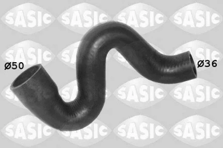 Патрубок интеркулера нижний A4, A6\Superb\Passat 95- SASIC 3336021
