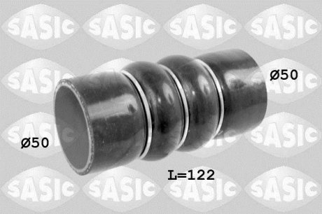 Патрубок интеркуллера (резиновый) 1.8 SASIC 3336049 (фото 1)